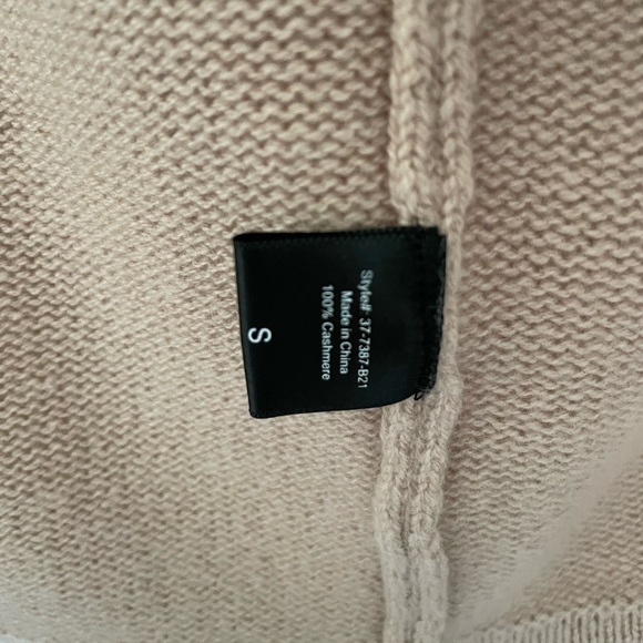 Jenni Kayne Cashmere Sweater Coat Cardigan Blush Small - Picture 9 of 9